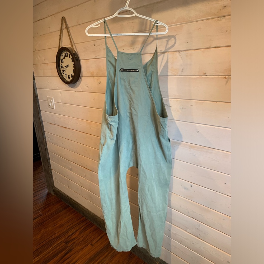 4/July | Green Casual Pocket Jumpsuit - Picture 8 of 8